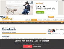 Tablet Screenshot of nanoogmania.blog.mobilmania.cz