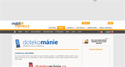 Desktop Screenshot of dotekomanie.blog.mobilmania.cz