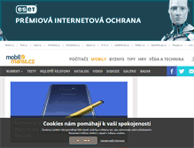 Tablet Screenshot of mobilmania.cz